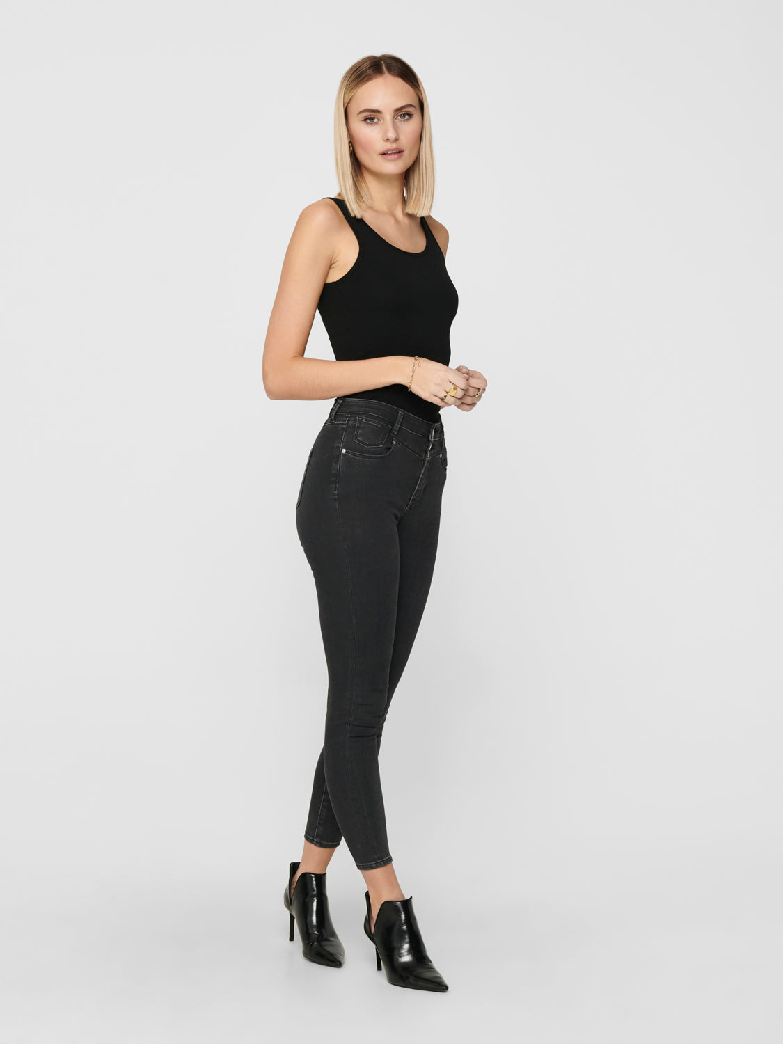 ONLLIVE Tank Top  Long - BLACK